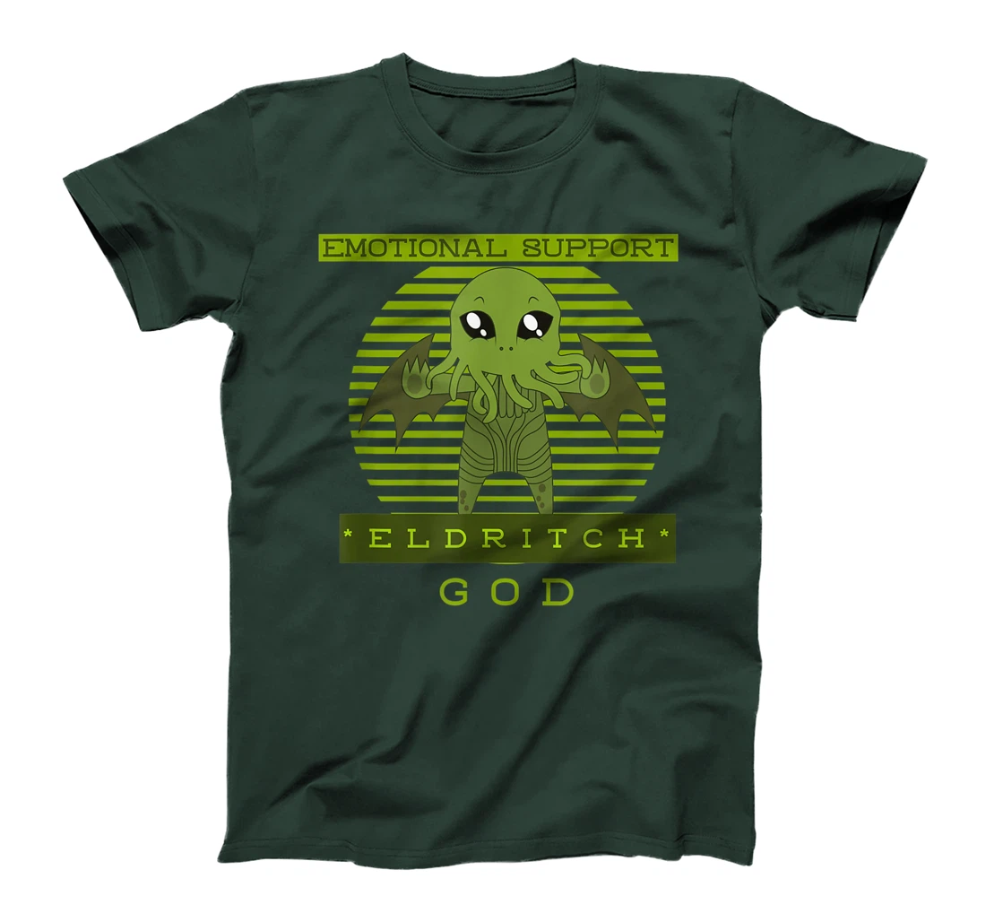 Retro 5e Dungeons Emotional Support Eldritch God Warlock Tee T-Shirt