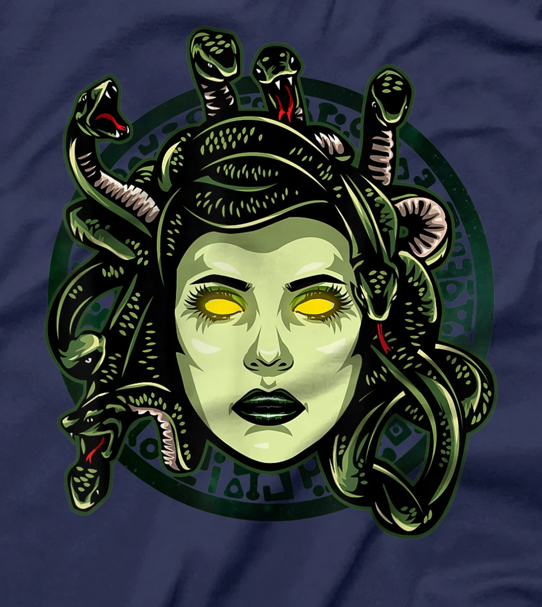 Medusa Ancient Greek Mythology Gift Gods and Monsters T-Shirt
