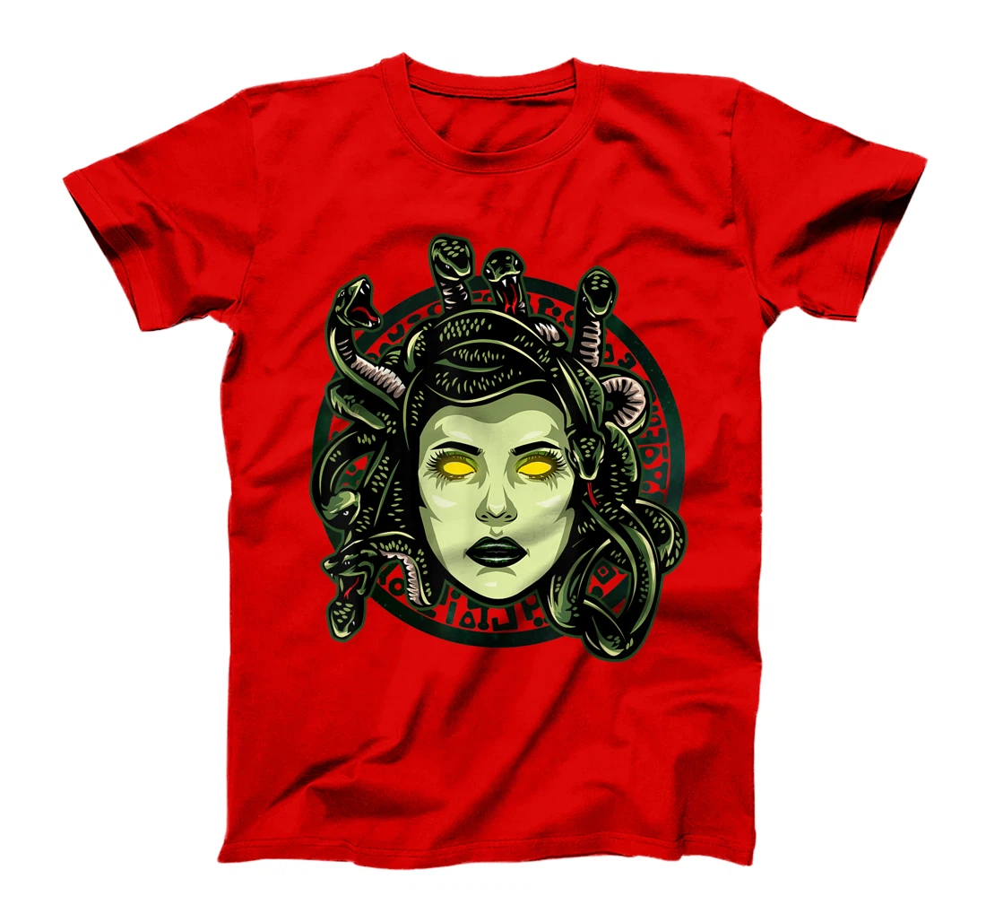 Medusa Ancient Greek Mythology Gift Gods and Monsters T-Shirt
