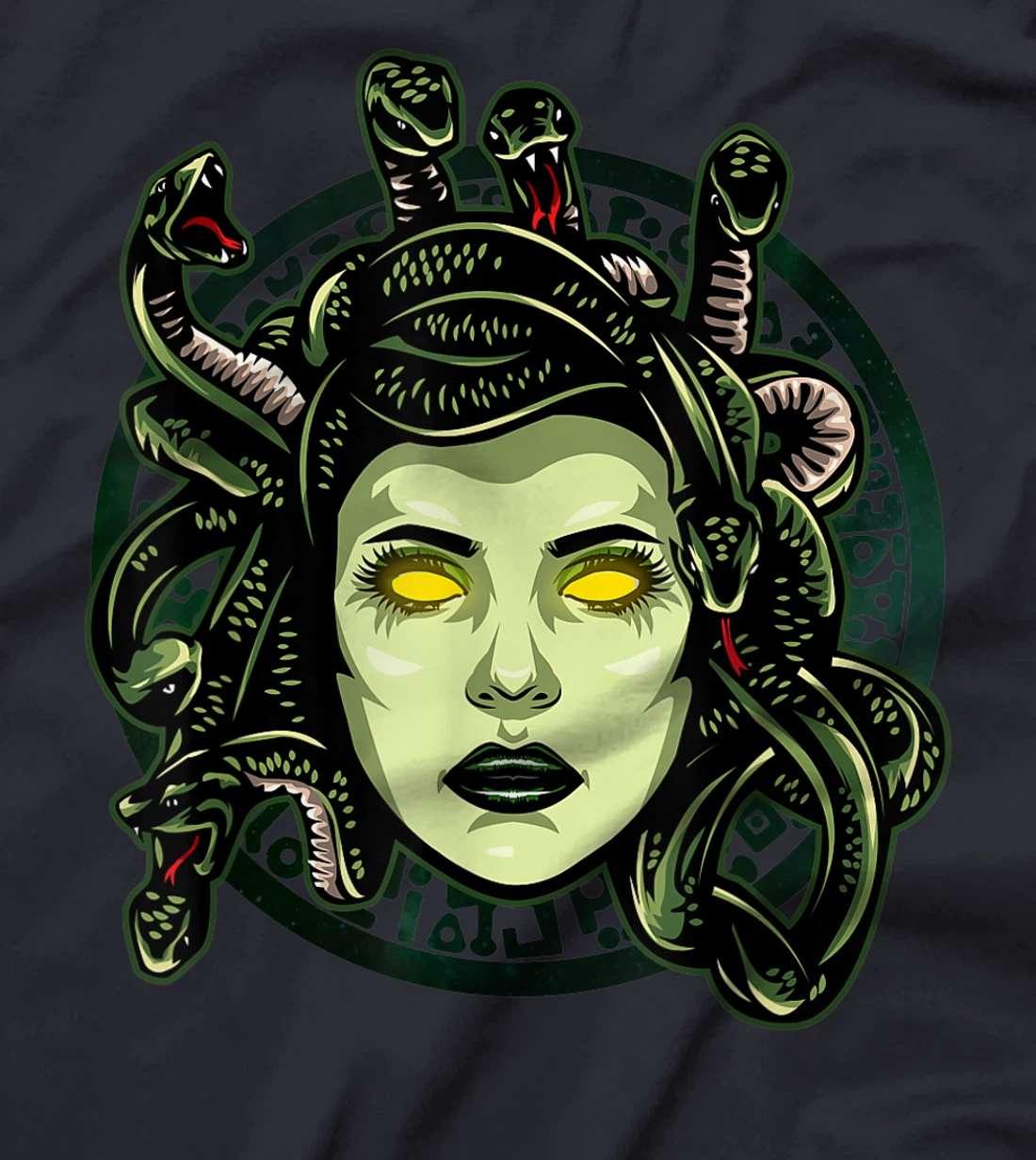 Medusa Ancient Greek Mythology Gift Gods and Monsters T-Shirt