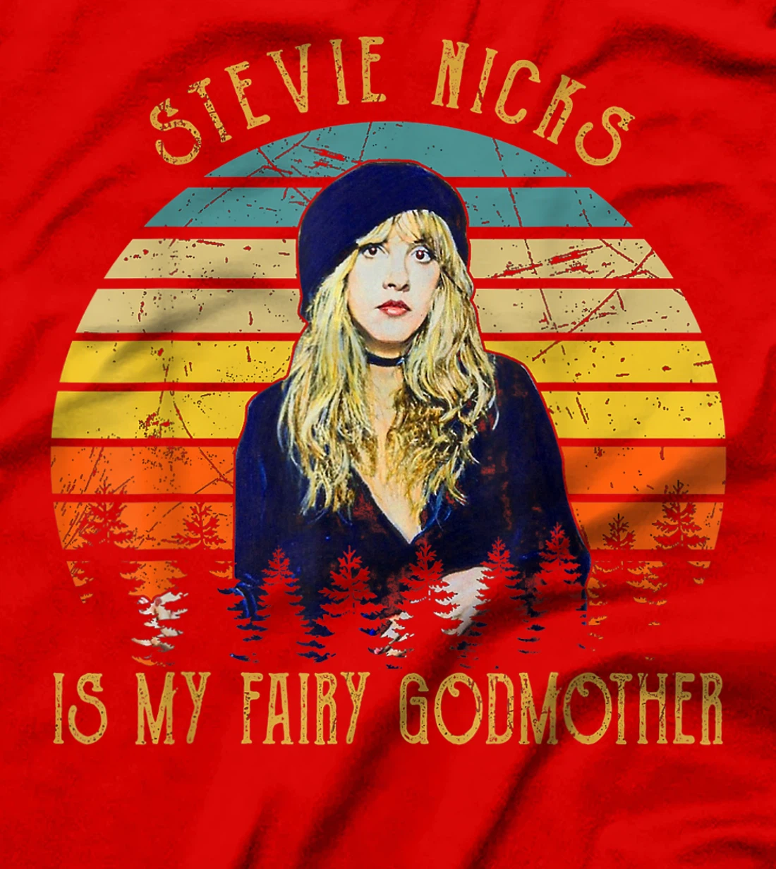 Graphic Stevie shirts Nicks Rock Music Is My Fairy Godmother T-Shirt