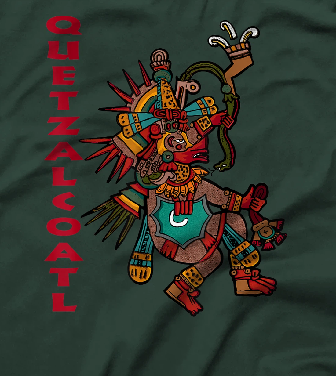 Quetzalcoatl Aztec Gods T-shirt T-Shirt