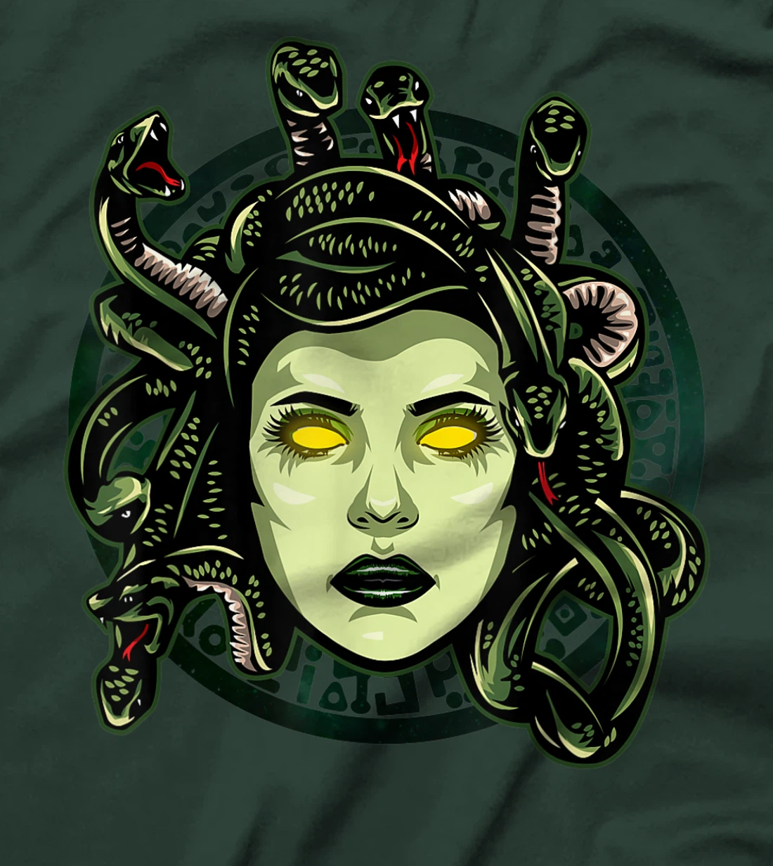Medusa Ancient Greek Mythology Gift Gods and Monsters T-Shirt