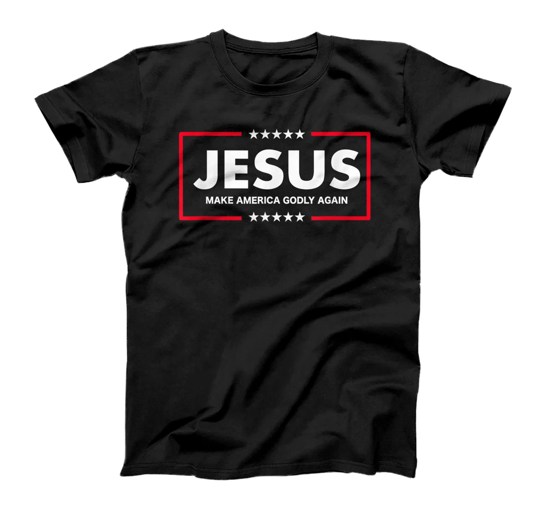 Christian Gifts Women Men Make America Godly Again T-Shirt
