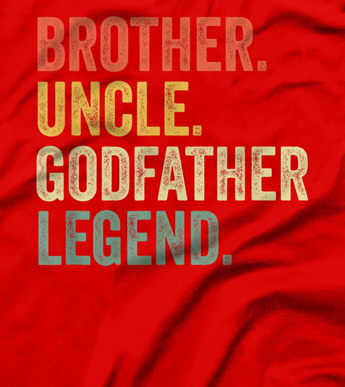 Mens Uncle Godfather Shirt Christmas Gifts From Godchild Funny T-Shirt