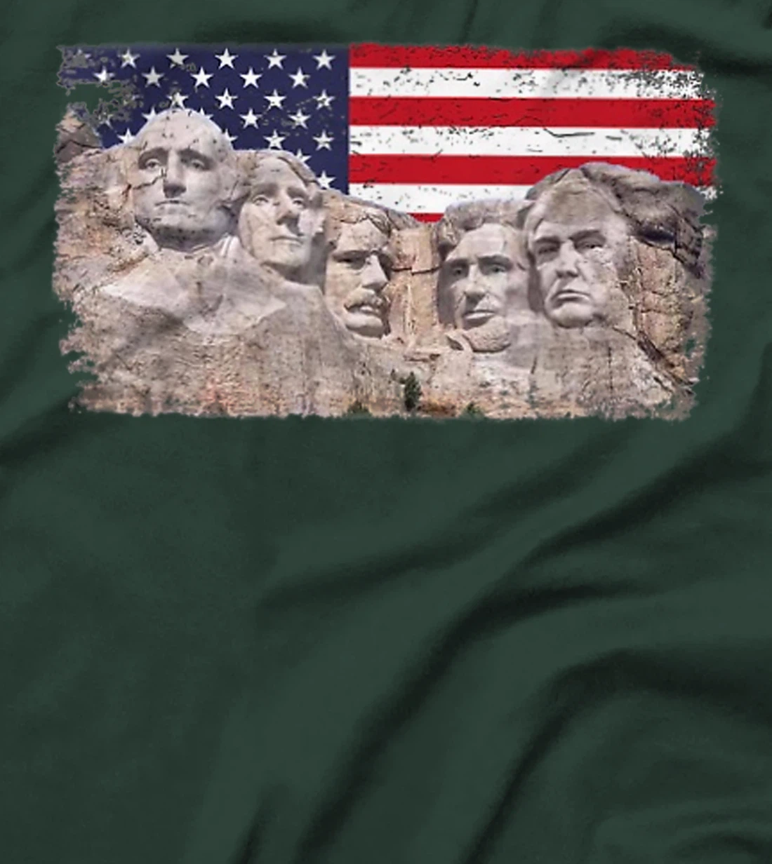 Trump president 45th added to rushmore mount Trump lover T-Shirt