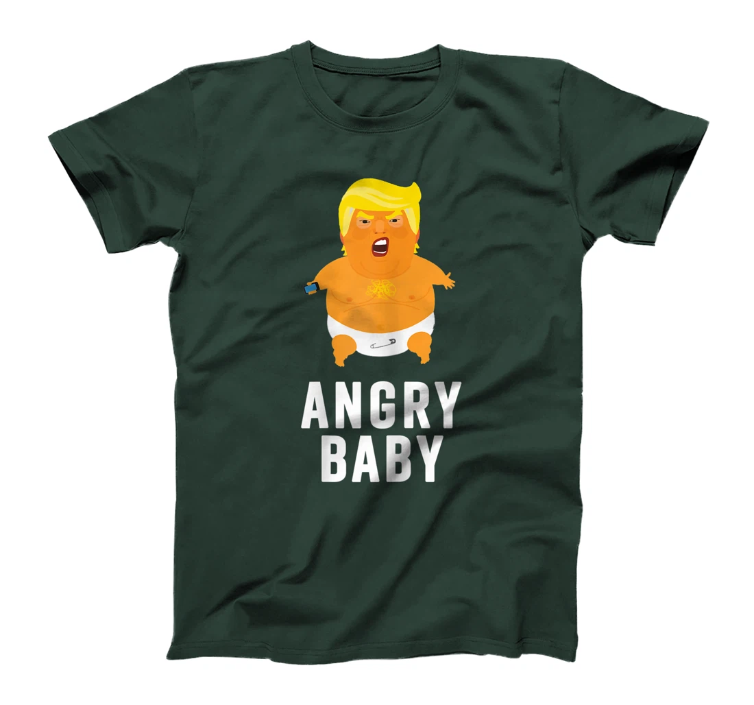 Womens Angry Baby Trump Blimp Balloon Funny Anti Resist Political T-Shirt