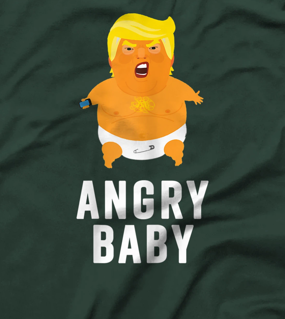 Womens Angry Baby Trump Blimp Balloon Funny Anti Resist Political T-Shirt
