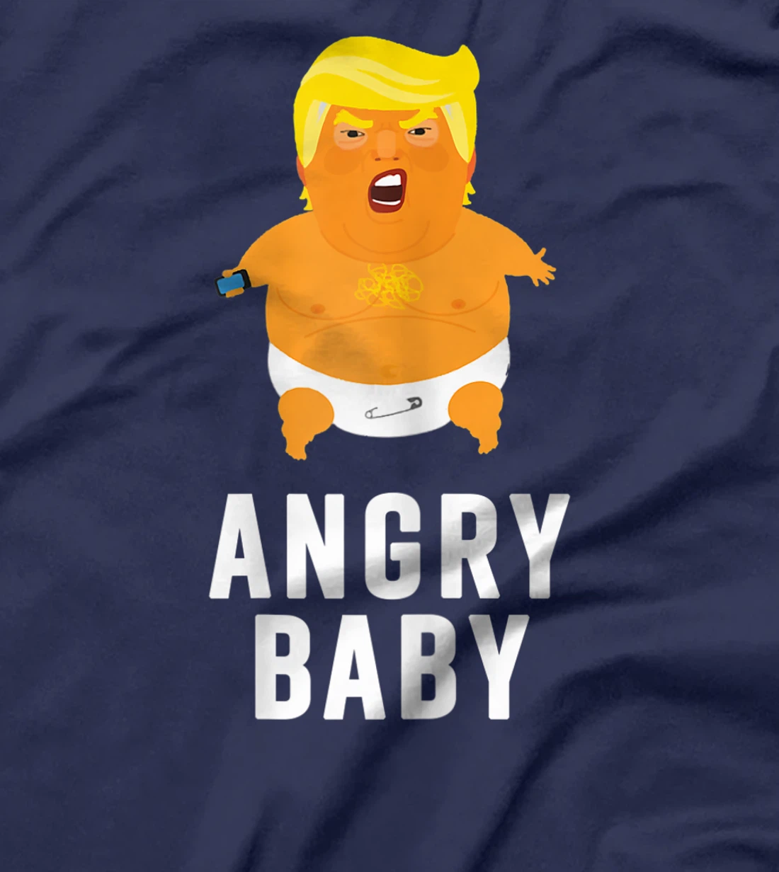 Womens Angry Baby Trump Blimp Balloon Funny Anti Resist Political T-Shirt