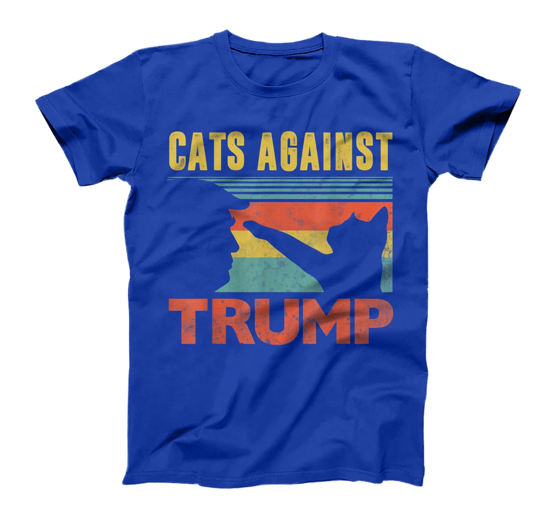 Cats Against Trump Funny Cat Punch Anti Hates Vote Out T-Shirt