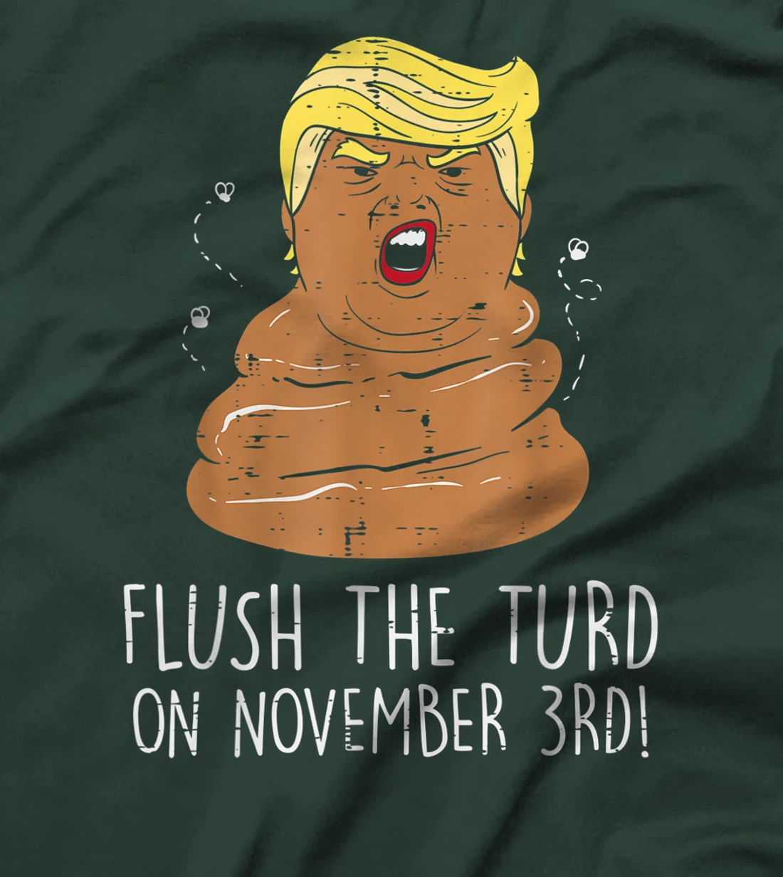 Flush The Turd On November 3rd Impeach Donald Anti Trump T-Shirt
