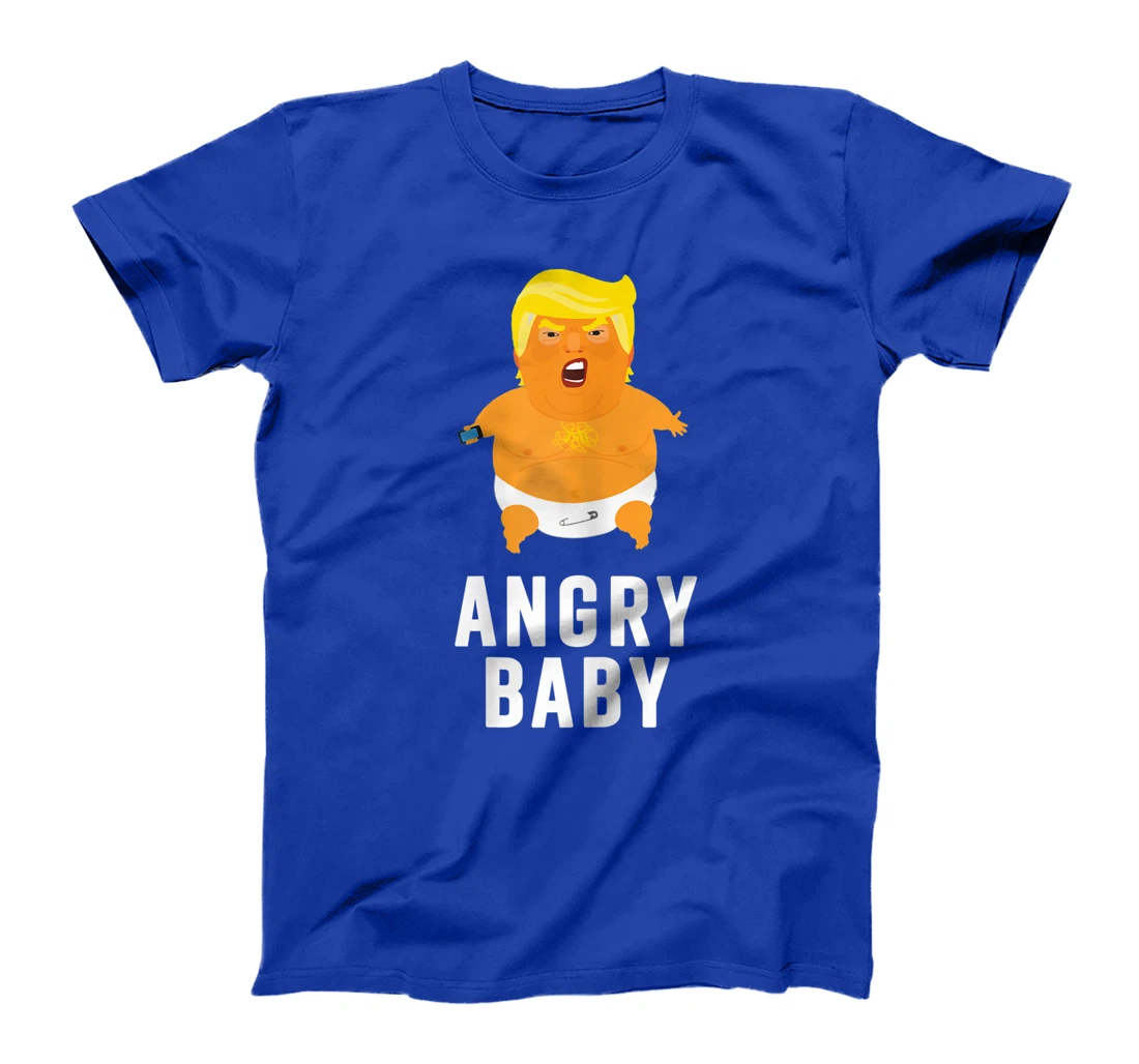 Womens Angry Baby Trump Blimp Balloon Funny Anti Resist Political T-Shirt