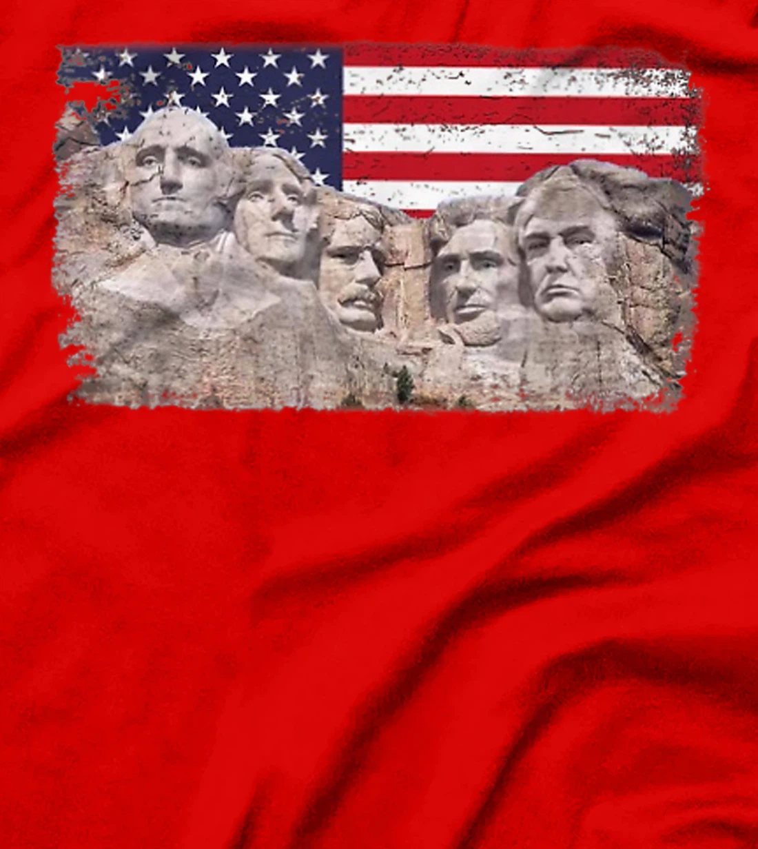 Trump president 45th added to rushmore mount Trump lover T-Shirt