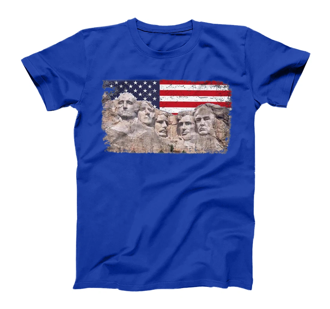 Trump president 45th added to rushmore mount Trump lover T-Shirt