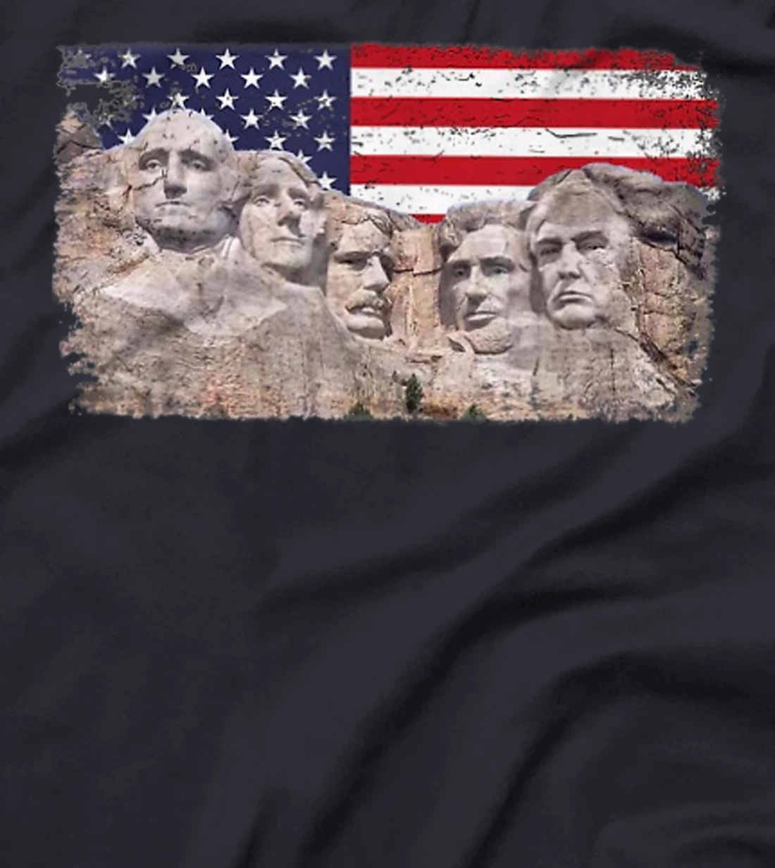 Trump president 45th added to rushmore mount Trump lover T-Shirt