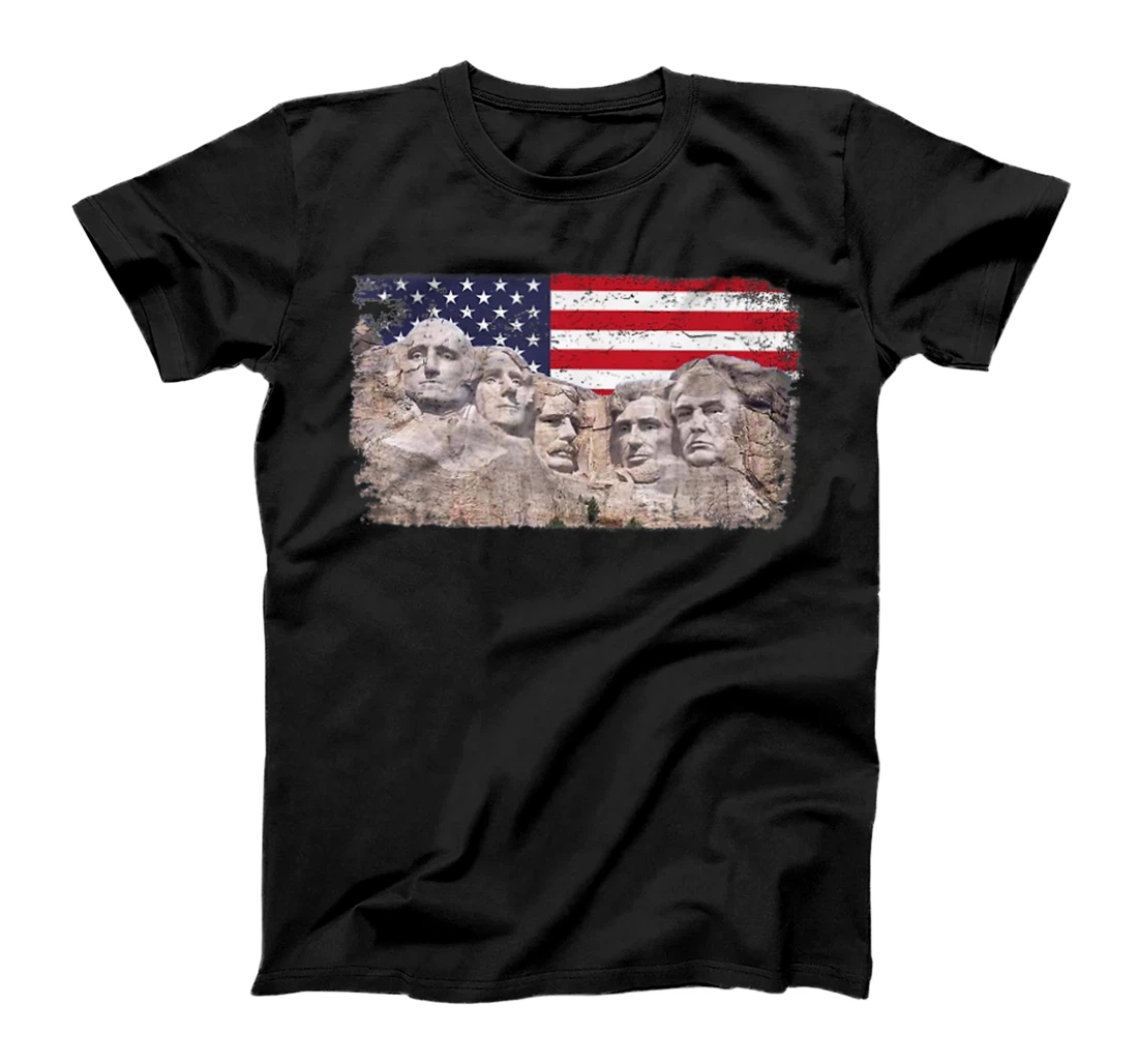 Trump president 45th added to rushmore mount Trump lover T-Shirt