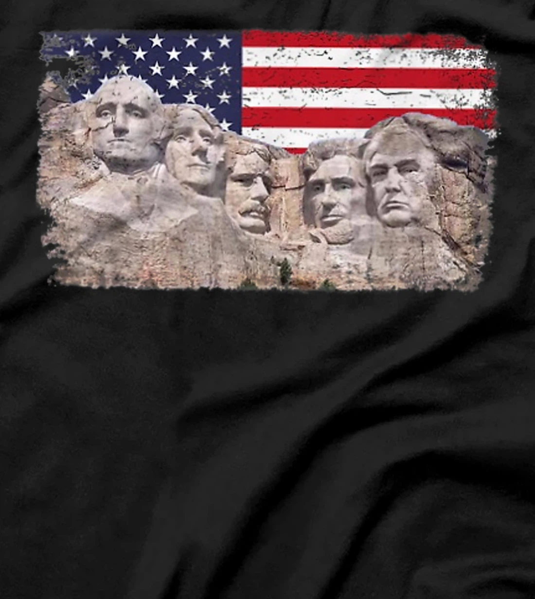 Trump president 45th added to rushmore mount Trump lover T-Shirt