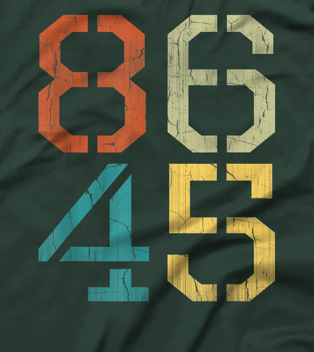 8645 Shirt Anti Trump Impeach 86 45 Sarcastic Anti-Trump T-Shirt