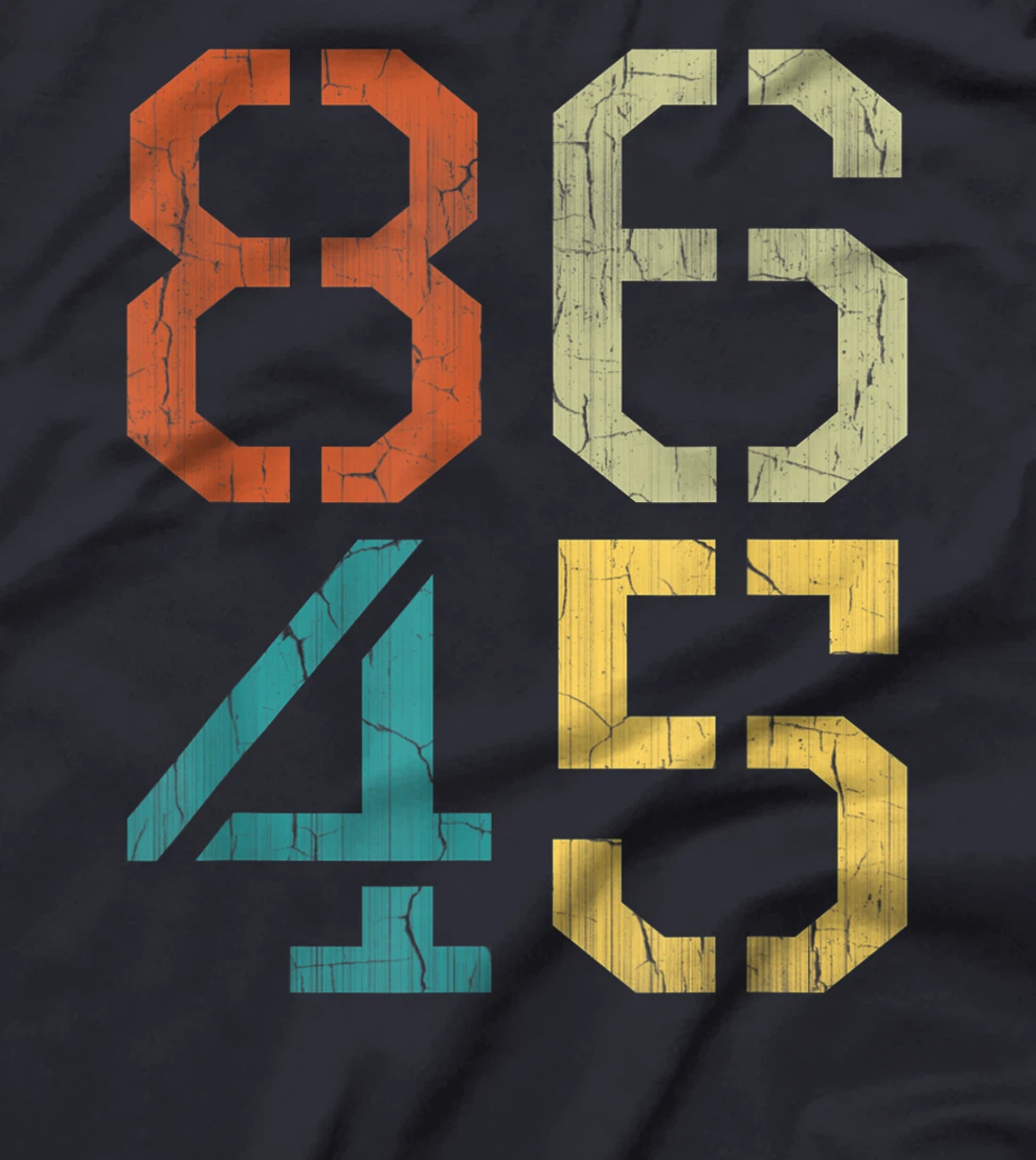 8645 Shirt Anti Trump Impeach 86 45 Sarcastic Anti-Trump T-Shirt