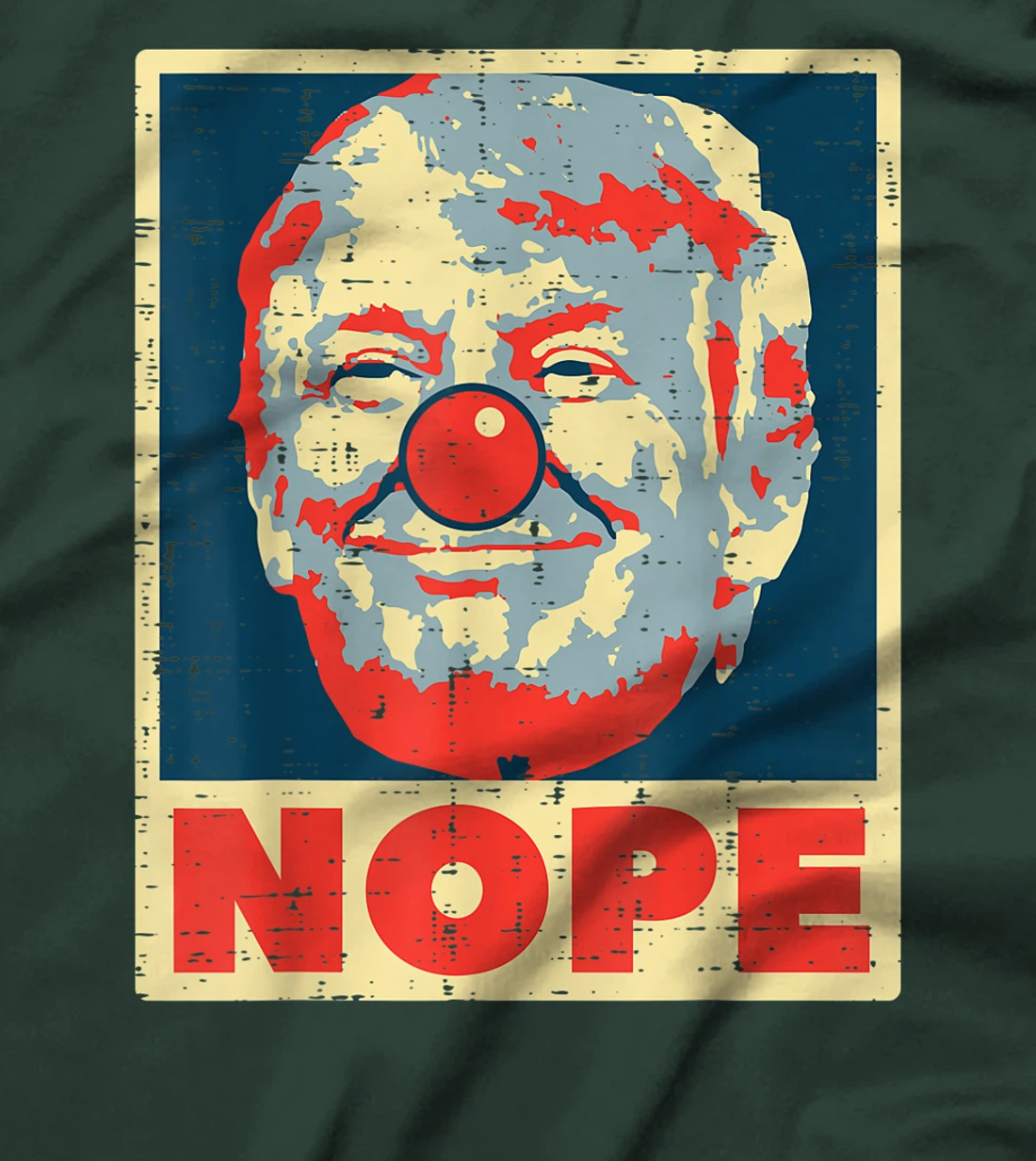 Nope Anti Trump Clown Vintage Retro Impeach No Donald T-Shirt