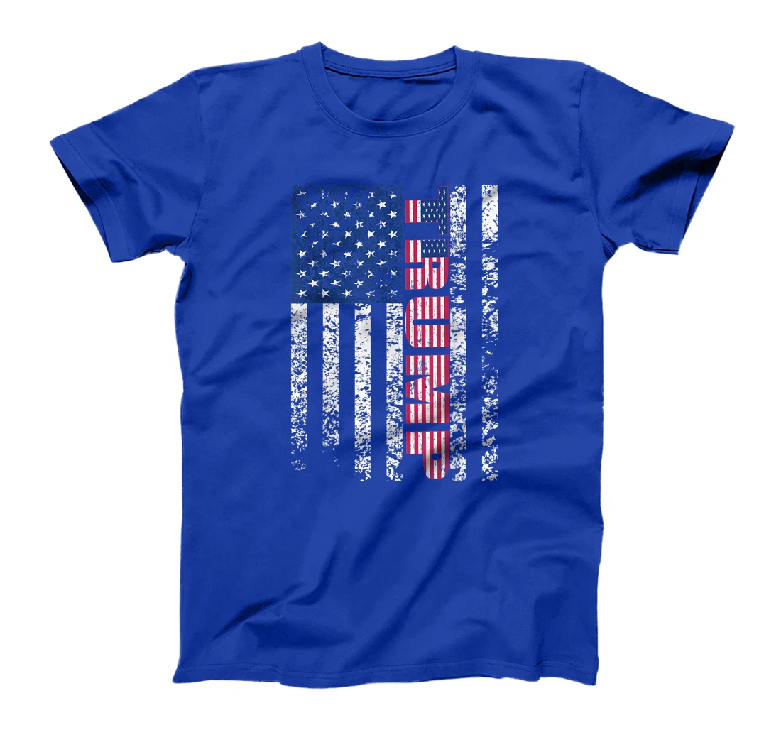 Trump Vintage Retro Distressed USA Flag American trump flags T-Shirt