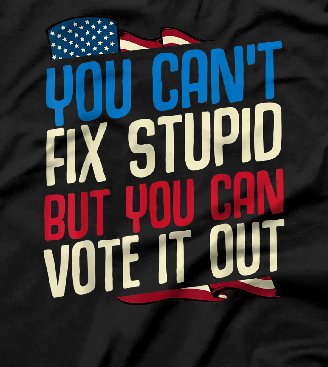 You Can't Fix Stupid But You Can Vote It Out Anti Trump Gift T-Shirt
