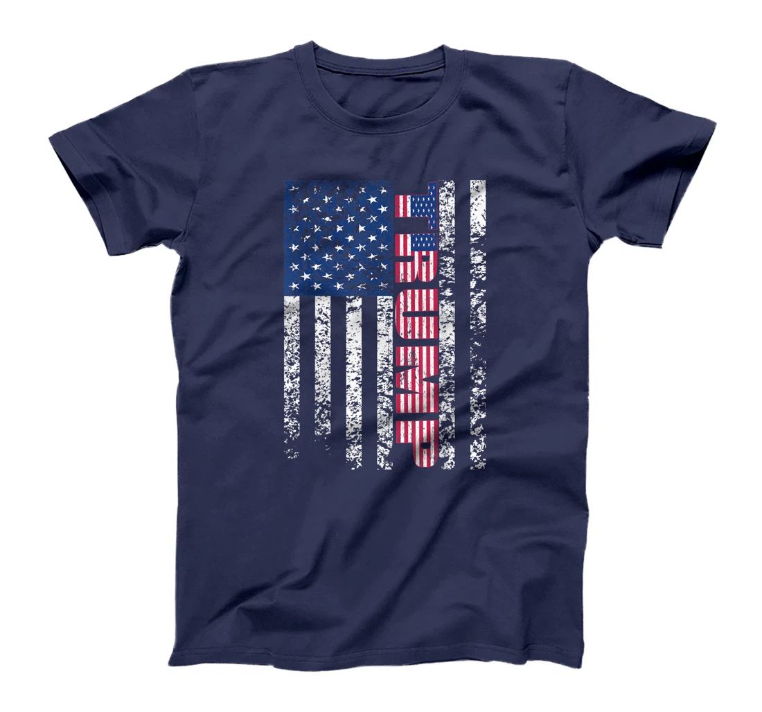Trump Vintage Retro Distressed USA Flag American trump flags T-Shirt