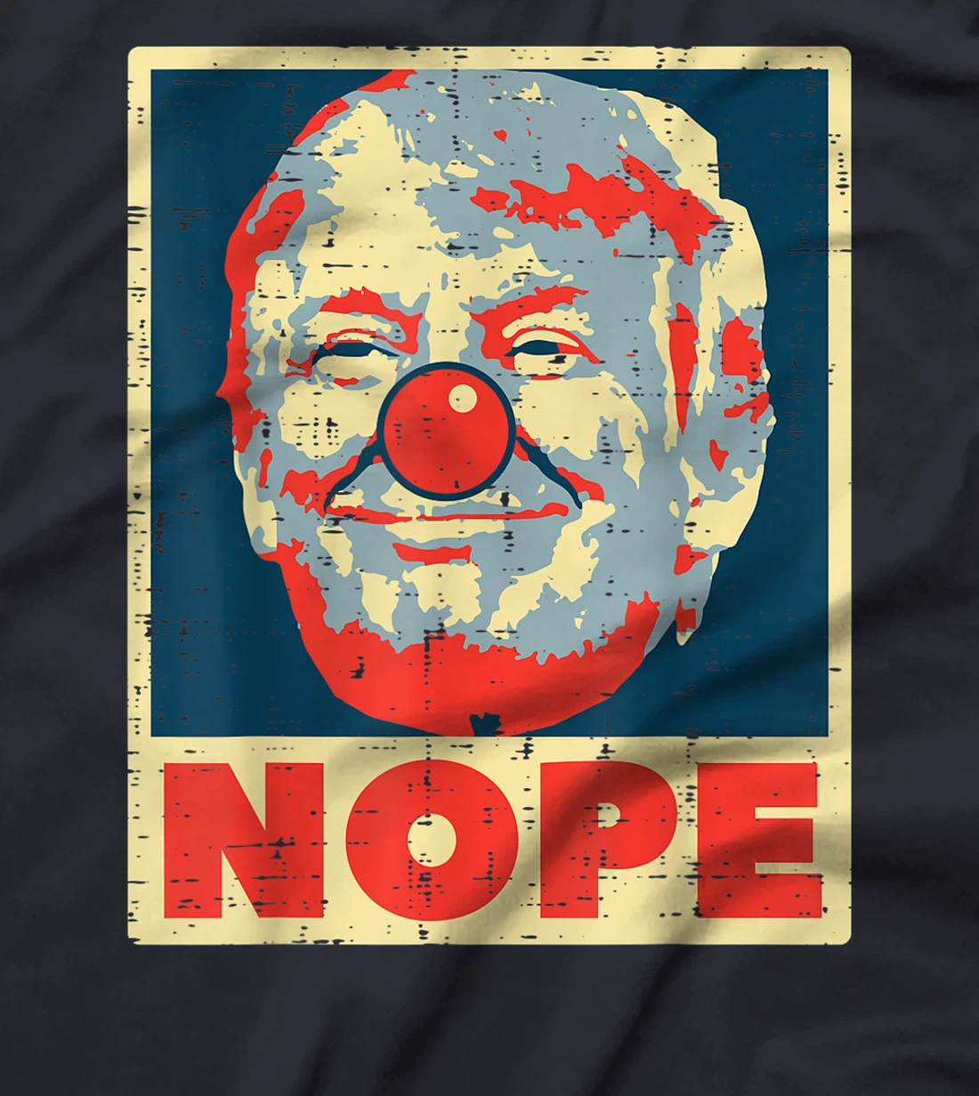 Nope Anti Trump Clown Vintage Retro Impeach No Donald T-Shirt