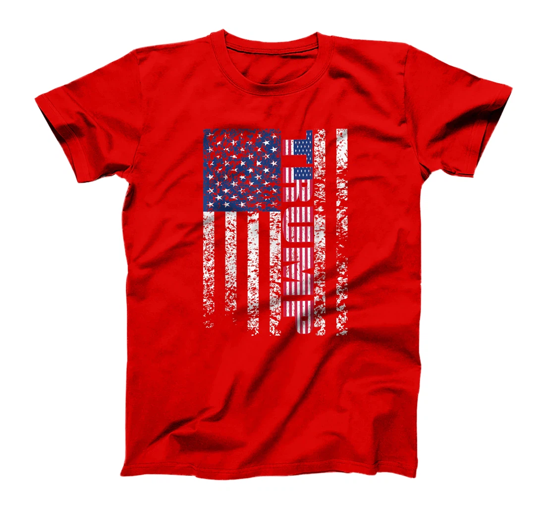 Trump Vintage Retro Distressed USA Flag American trump flags T-Shirt
