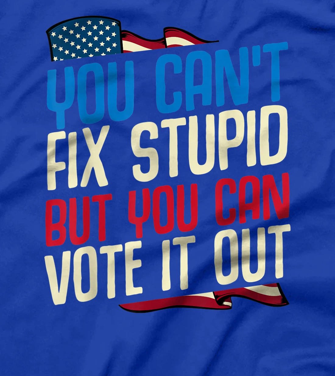 You Can't Fix Stupid But You Can Vote It Out Anti Trump Gift T-Shirt