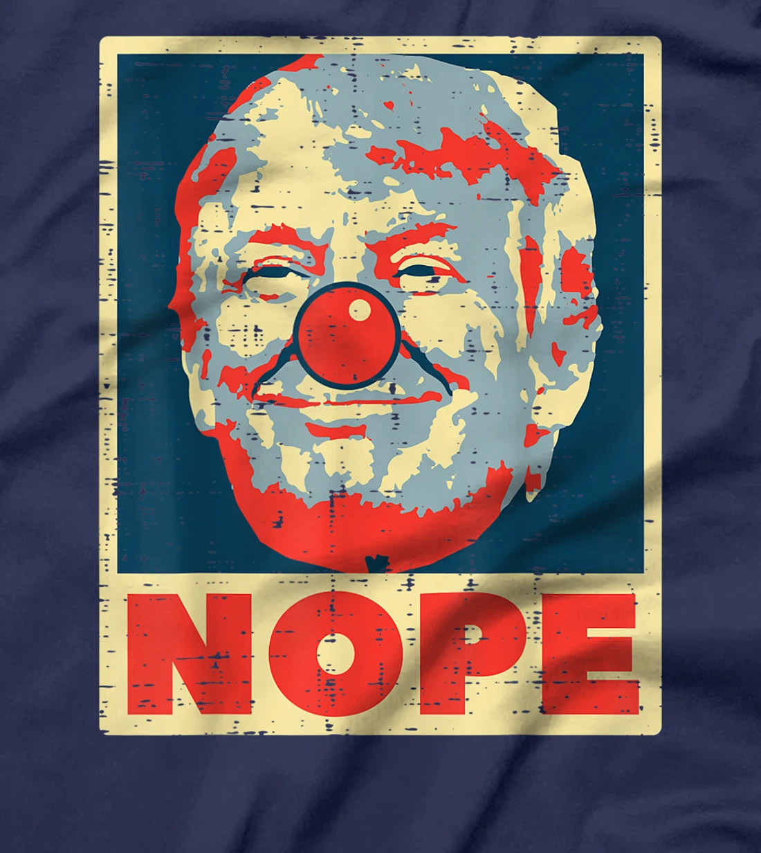 Nope Anti Trump Clown Vintage Retro Impeach No Donald T-Shirt