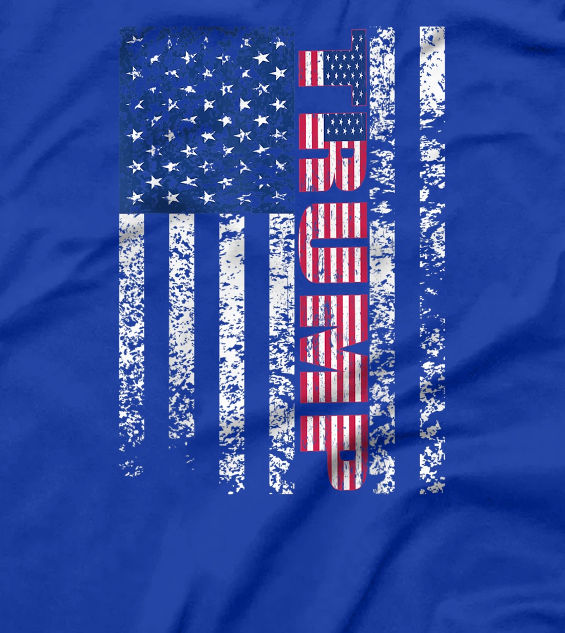 Trump Vintage Retro Distressed USA Flag American trump flags T-Shirt