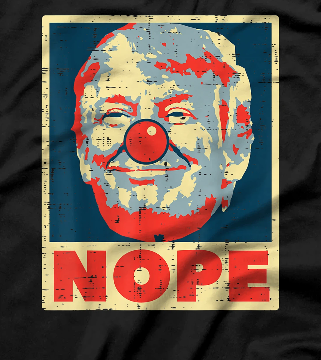 Nope Anti Trump Clown Vintage Retro Impeach No Donald T-Shirt