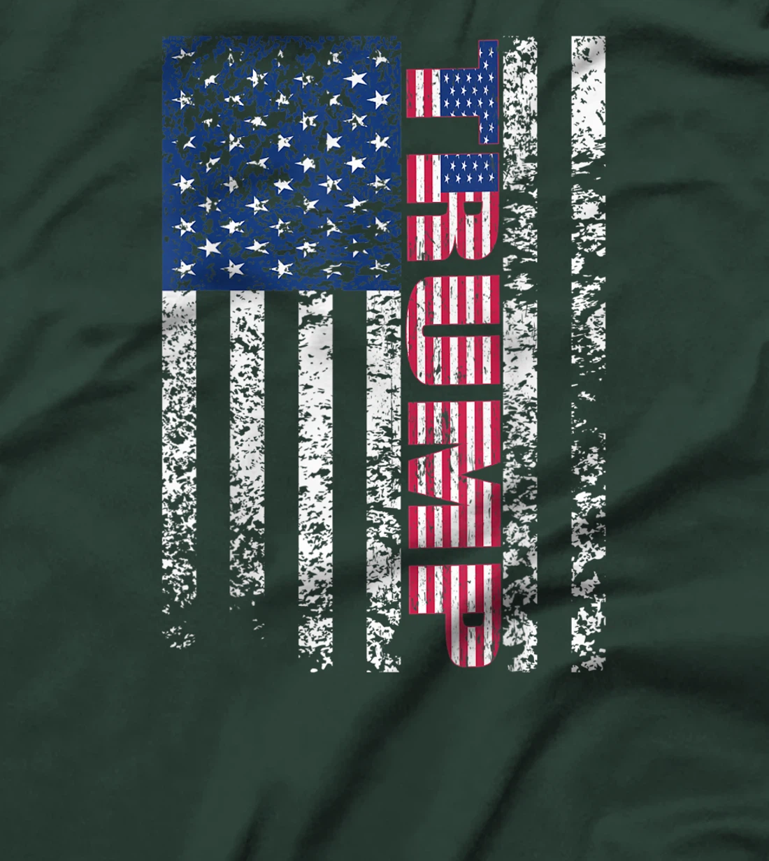 Trump Vintage Retro Distressed USA Flag American trump flags T-Shirt