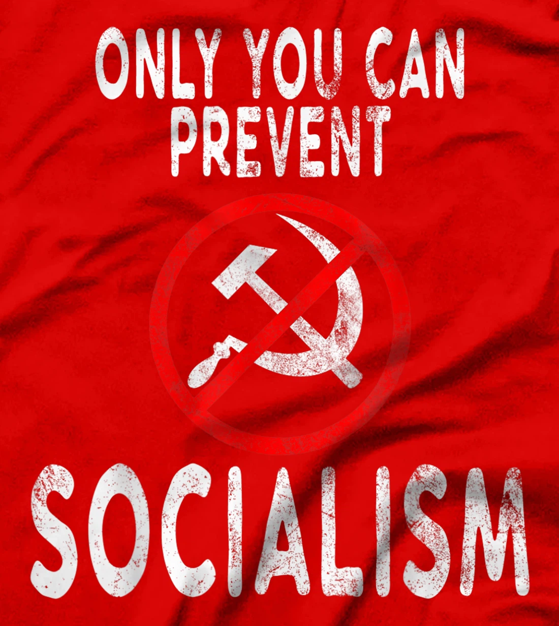 Only You Can Prevent Socialism Funny Trump Supporters Gift T-Shirt