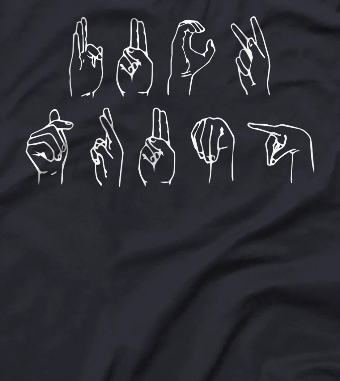 ASL Sign Language Fuck Trump Protest Liberal T-Shirt