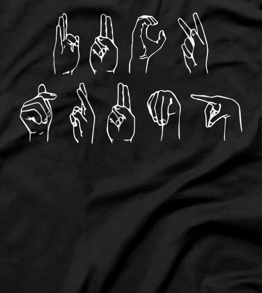 ASL Sign Language Fuck Trump Protest Liberal T-Shirt