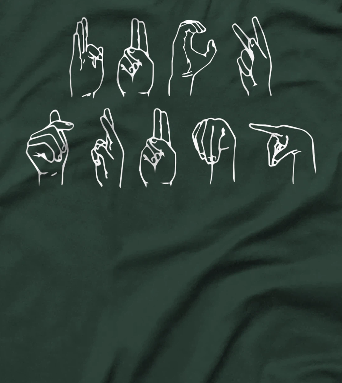 ASL Sign Language Fuck Trump Protest Liberal T-Shirt
