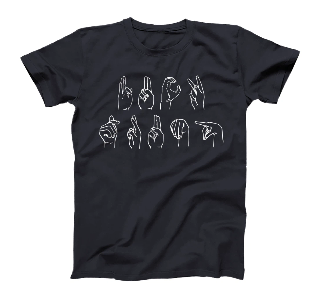 ASL Sign Language Fuck Trump Protest Liberal T-Shirt