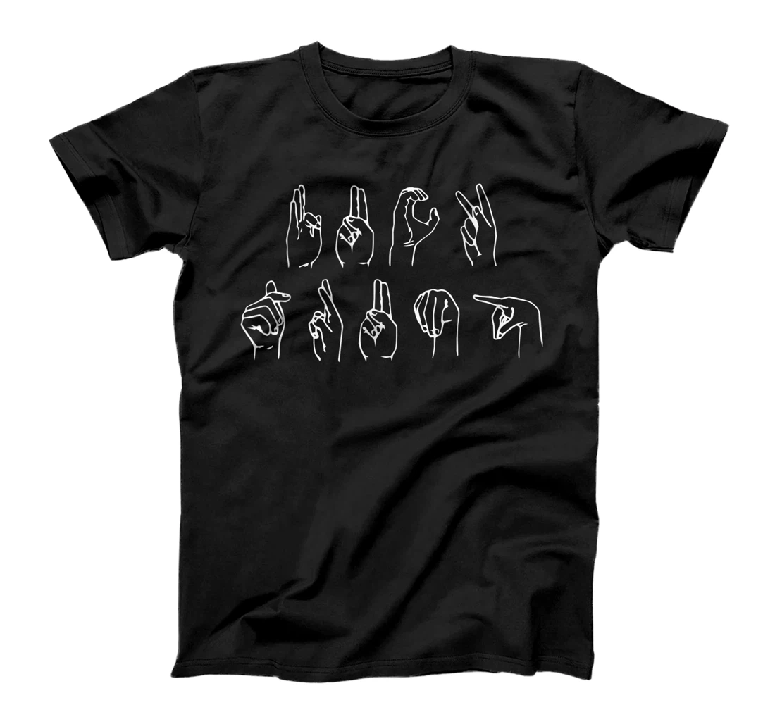 ASL Sign Language Fuck Trump Protest Liberal T-Shirt