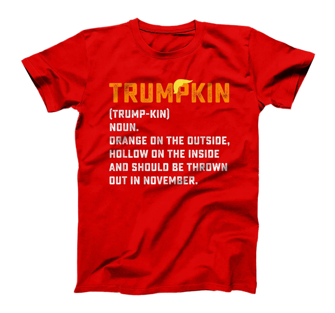 Trumpkin Definition Funny Anti Trump Pumpkin T-Shirt