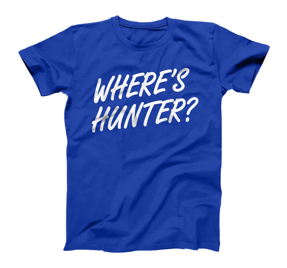 funny Donald j trump where is hunter Minneapolis rally T-Shirt