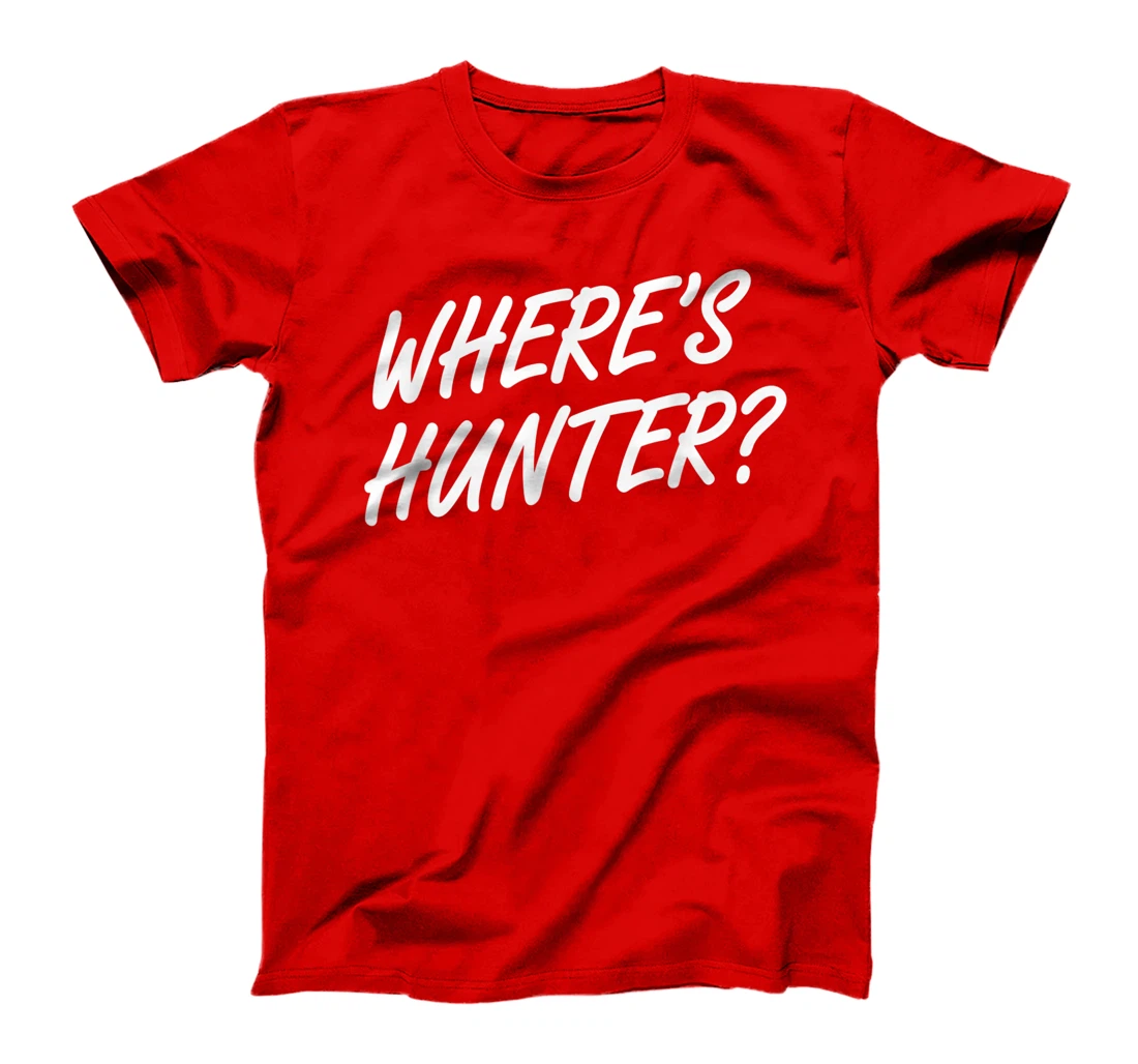 funny Donald j trump where is hunter Minneapolis rally T-Shirt