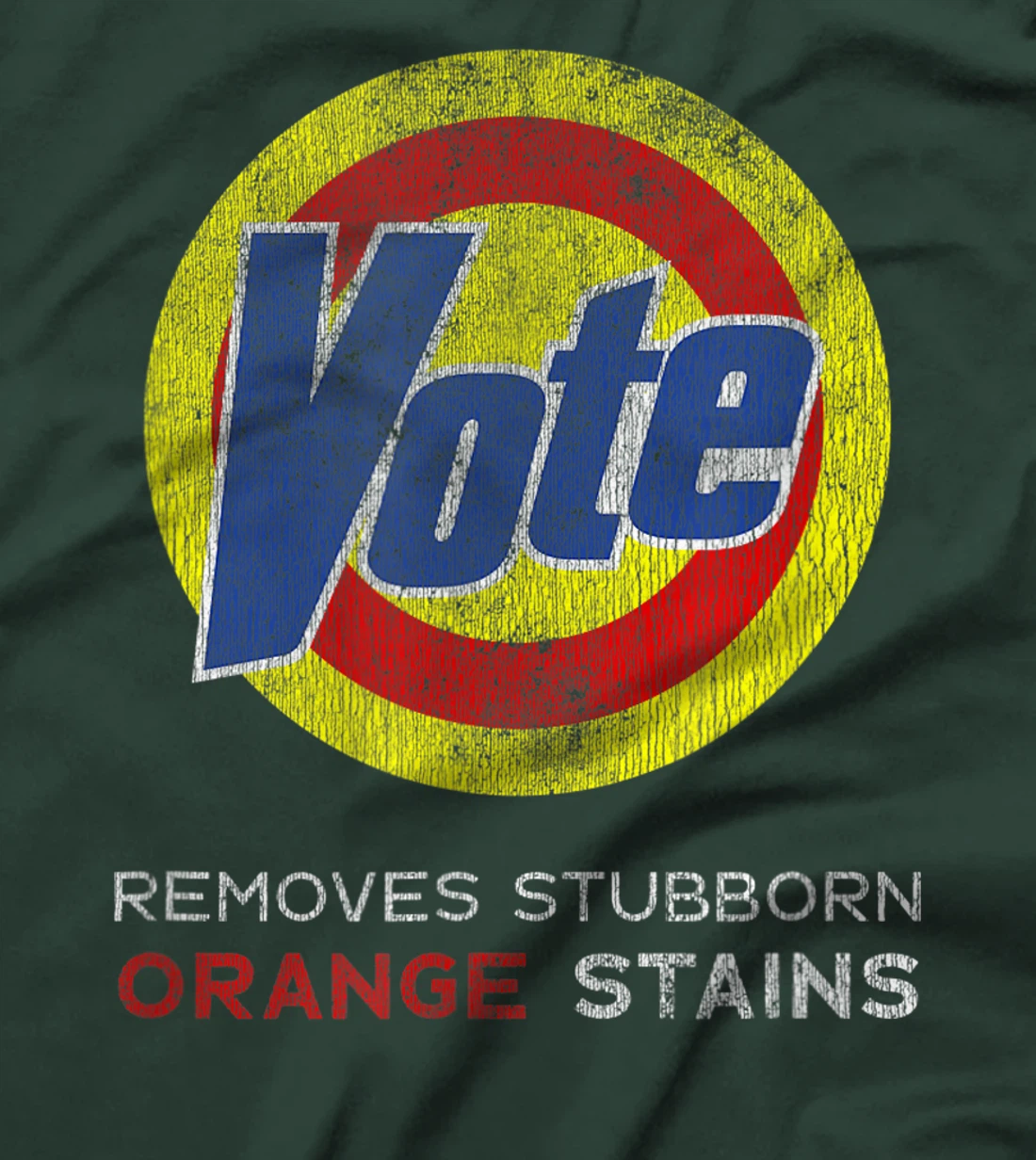 Anti Trump Political Humor Detergent Vote T-Shirt