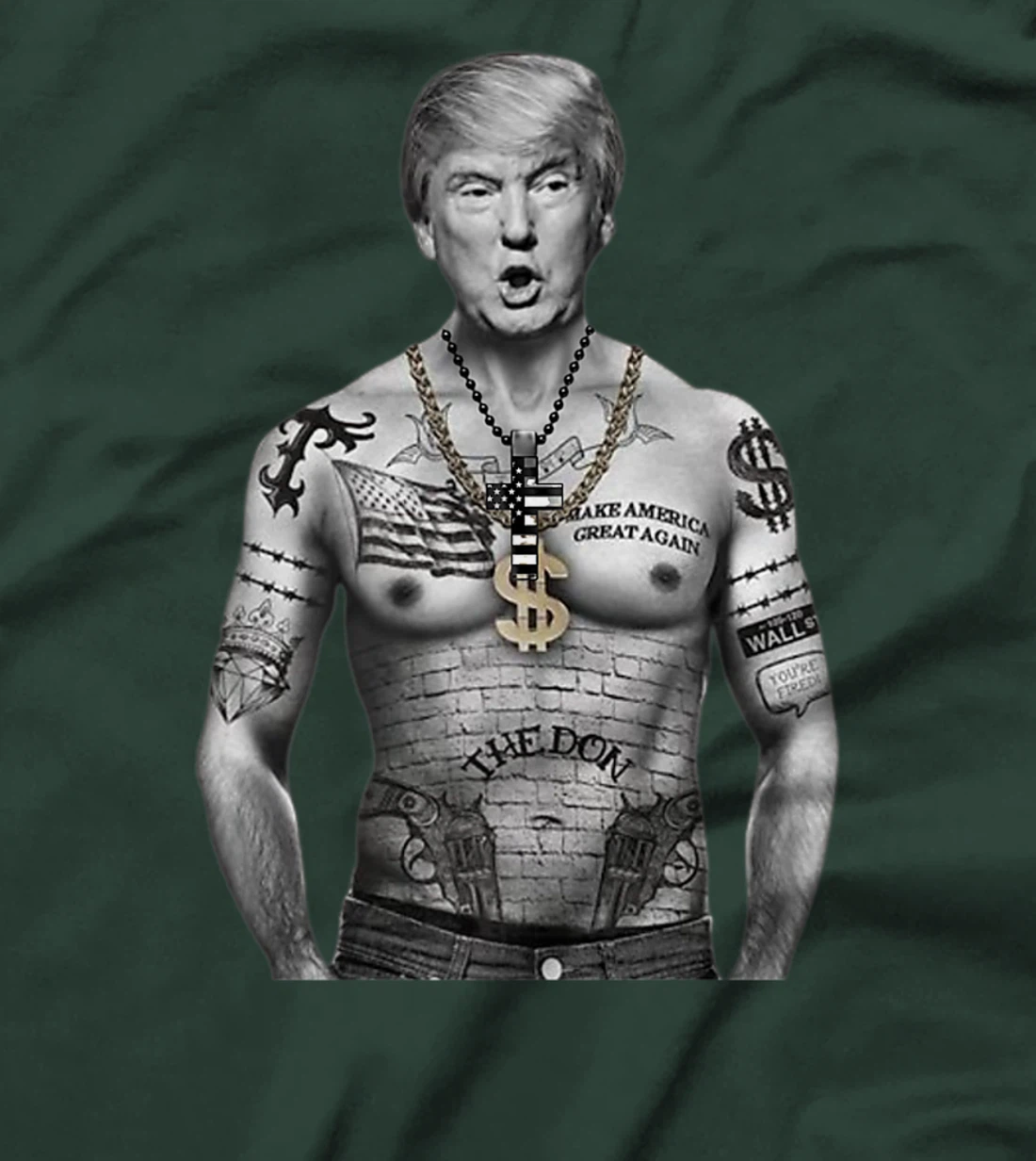 President Trump Gangster BadA$$ Premium T-Shirt