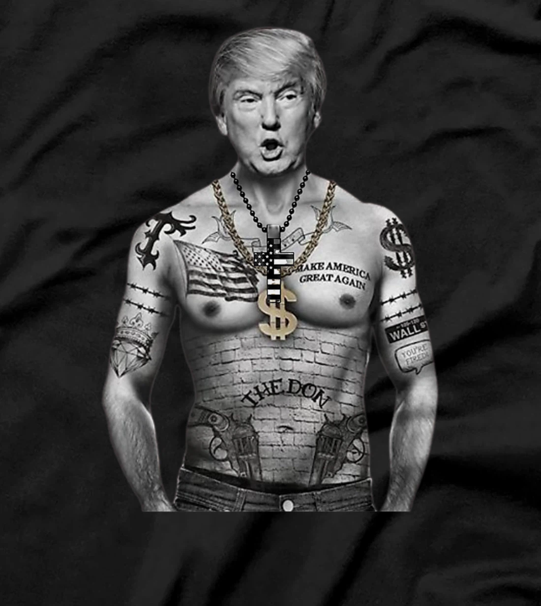 President Trump Gangster BadA$$ Premium T-Shirt