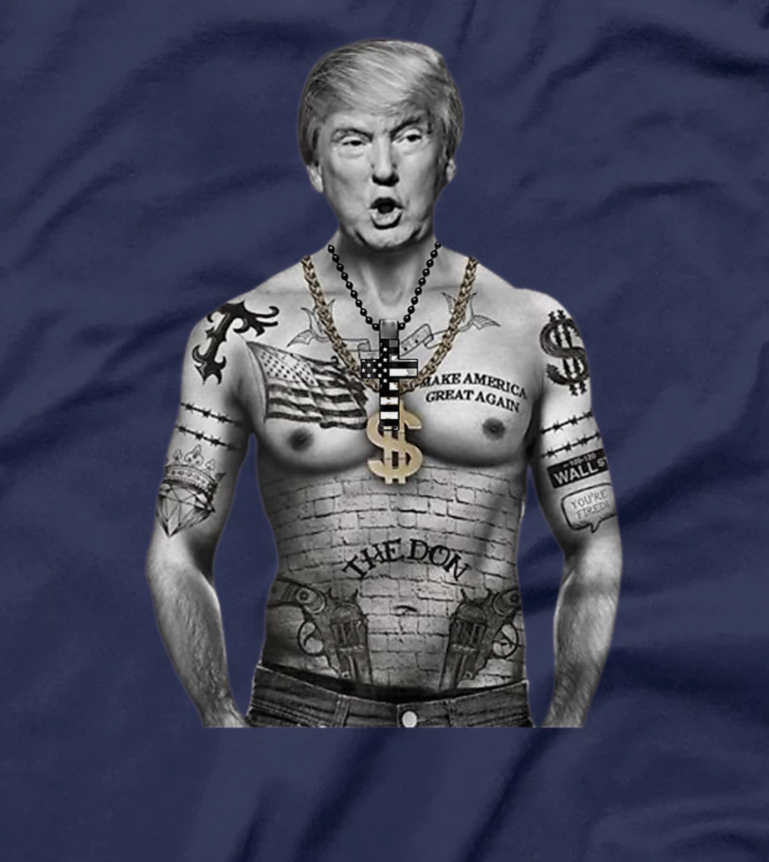 President Trump Gangster BadA$$ Premium T-Shirt