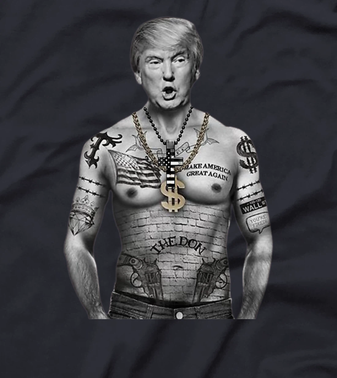 President Trump Gangster BadA$$ Premium T-Shirt