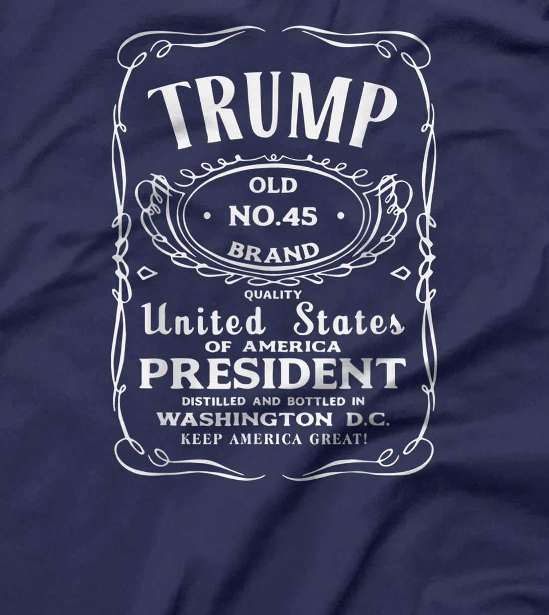 Trump Old No 45 United States President T-Shirt