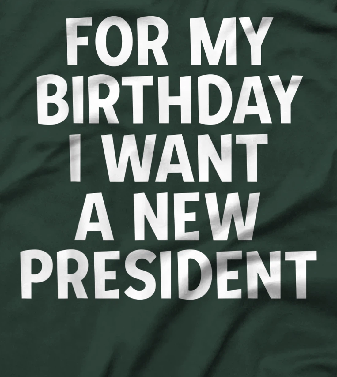 Anti-Trump Birthday Gift President Election Liberal Democrat T-Shirt